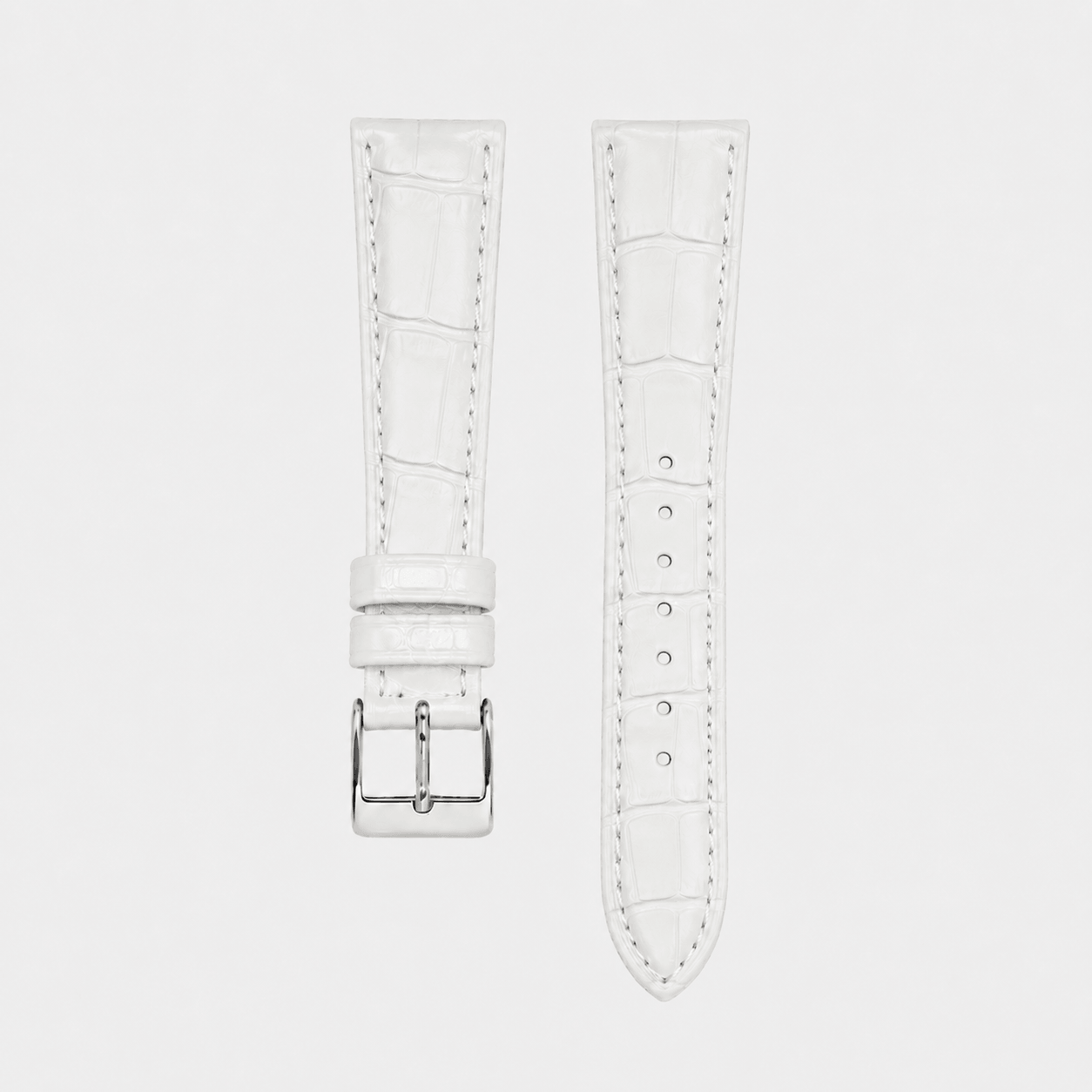 New Orleans Limited – Flat Watch Strap Made of Full Cut Louisiana Alligator Leather