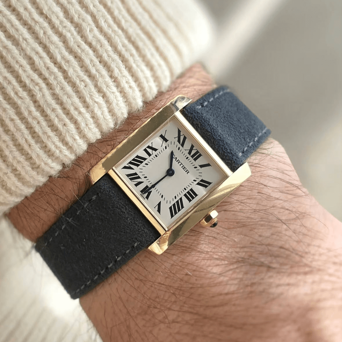 Alcantara Stoff Uhrenarmband