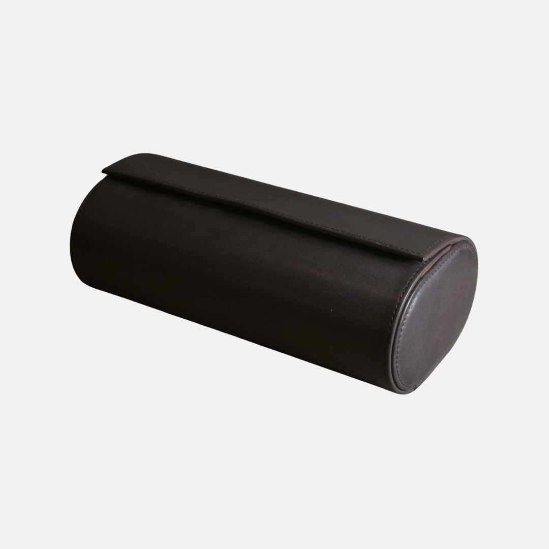 3er Uhrenrolle Barenia Leder - Handgefertigt, elegante Aufbewahrung für Uhren. Exquisites Design aus hochwertigem Barenialeder.