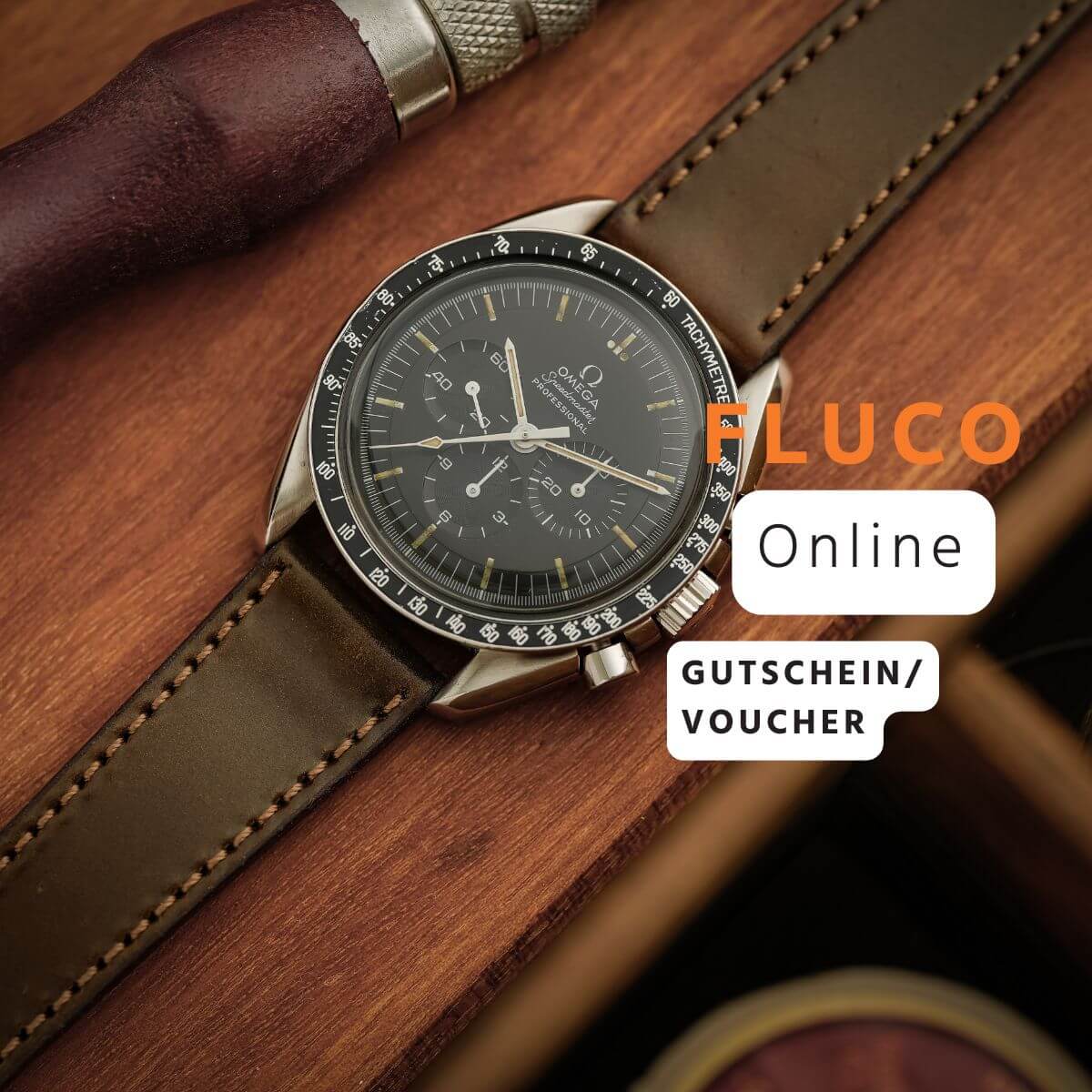 Digitaler FLUCO Geschenkgutschein, sofort per E-Mail erhältlich, einlösbar für alle Produkte im FLUCO Online Shop.