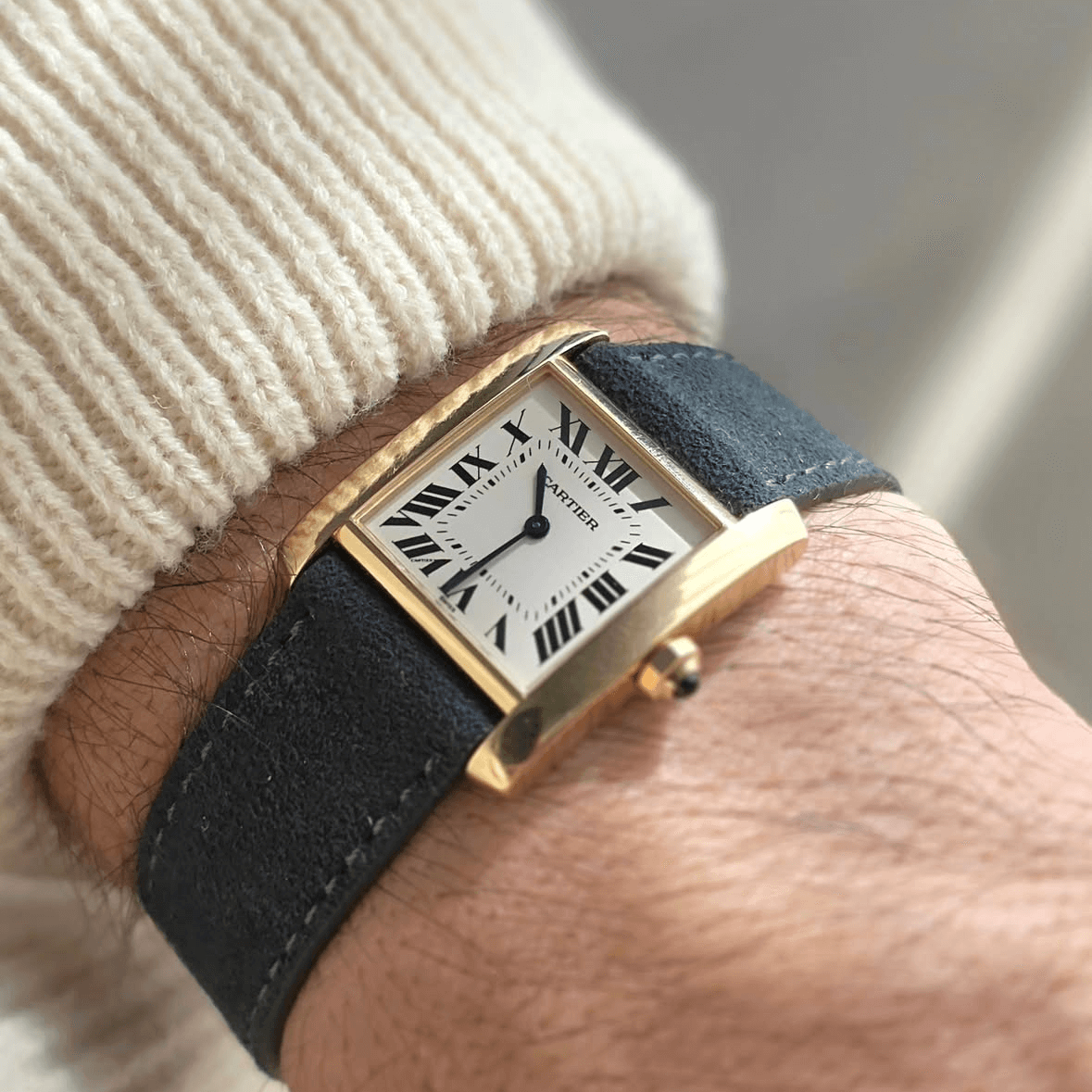 Alcantara Stoff Uhrenarmband