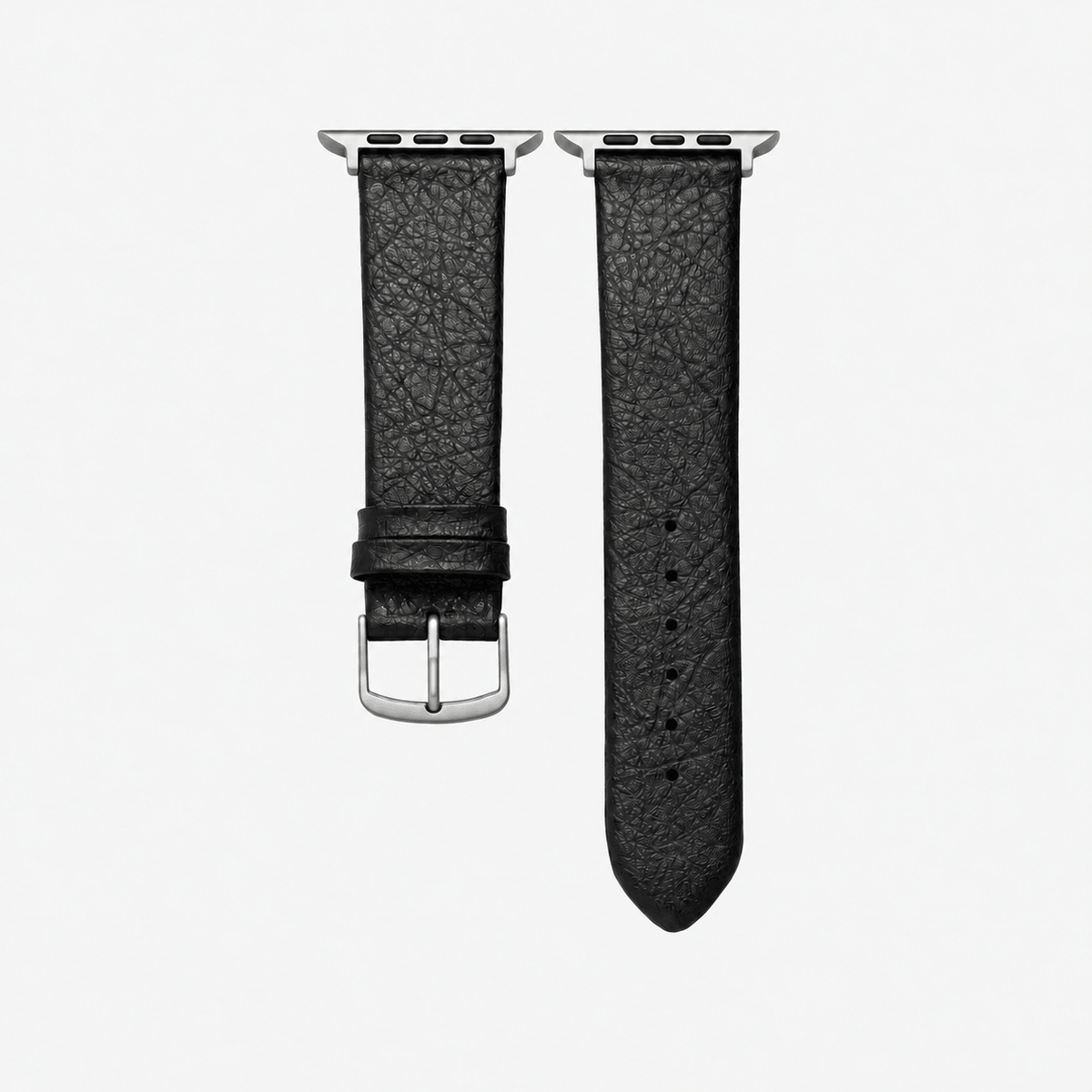 Apple Watch Vegan Leather Strap made from Wine Leather – Black