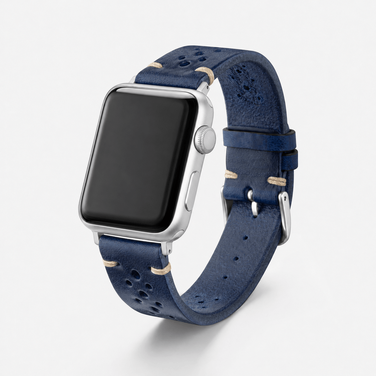Rallye Leather Band for Apple Watch – Blue
