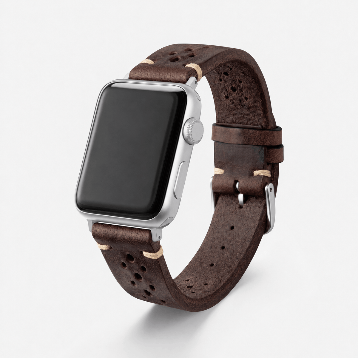 Rallye Leather Strap for Apple Watch Dark Brown