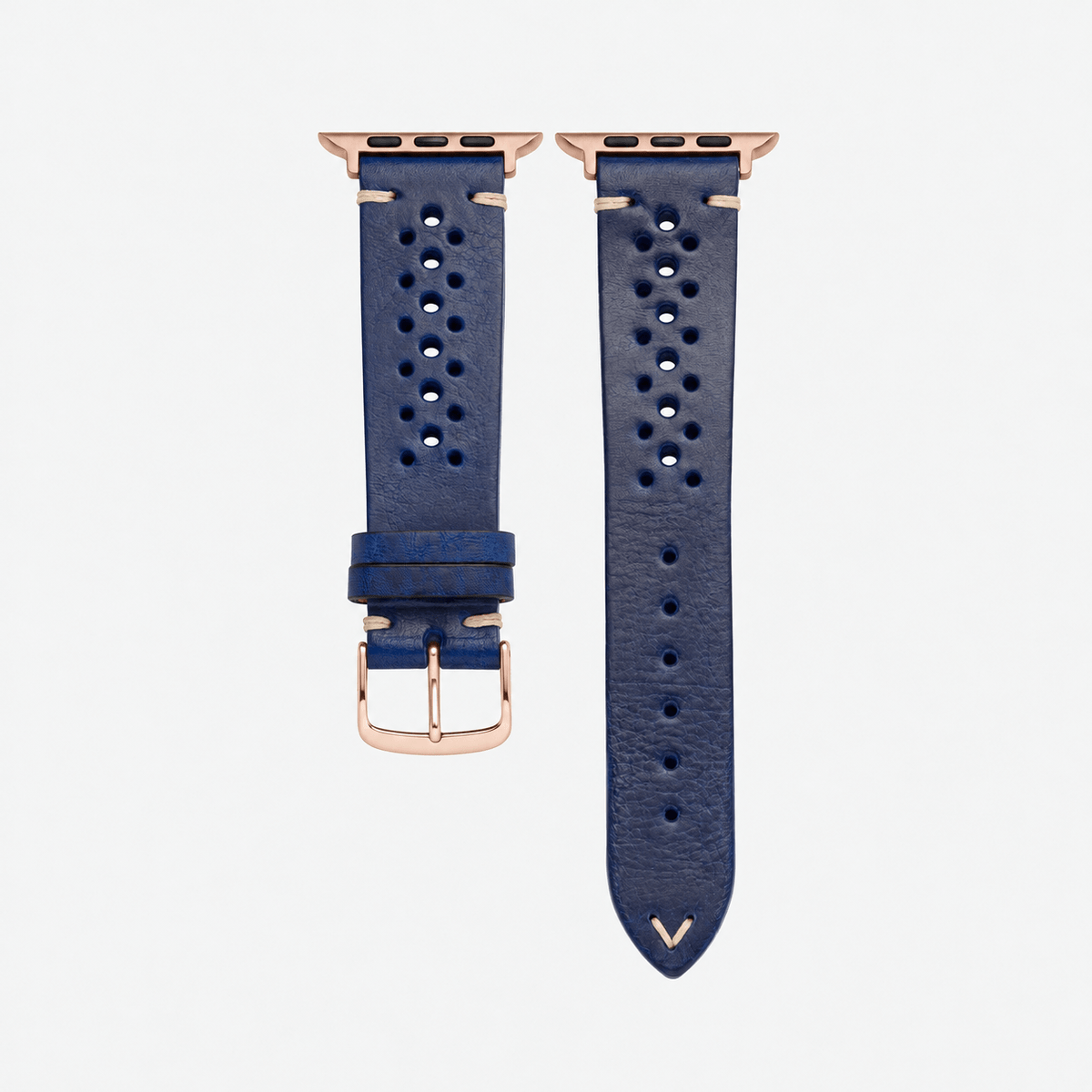 Rallye Leather Band for Apple Watch – Blue