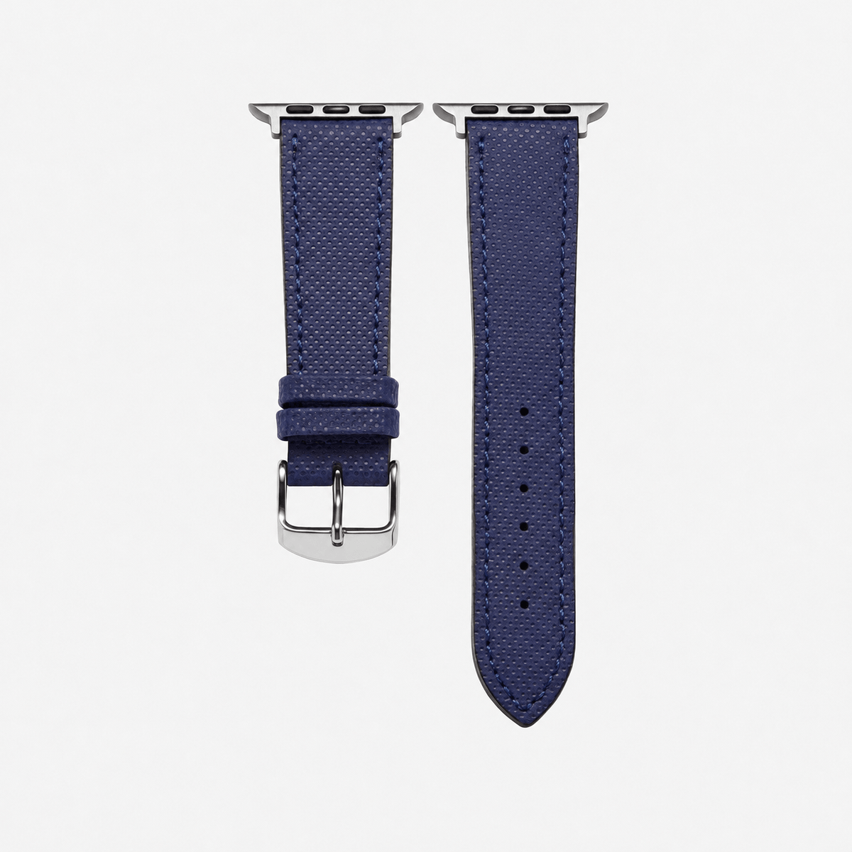 Navyblaues Apple Watch Lederarmband Wasserfest | Nautilus, hochwertiges wasserfestes made in germany apple watch armband.