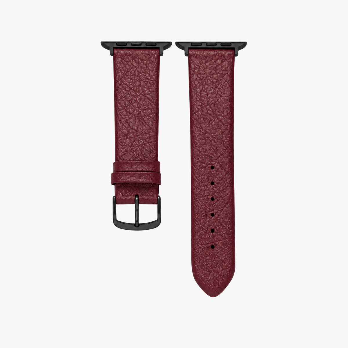 Apple Watch Lederarmband Vegan aus Weinleder – Bordeaux