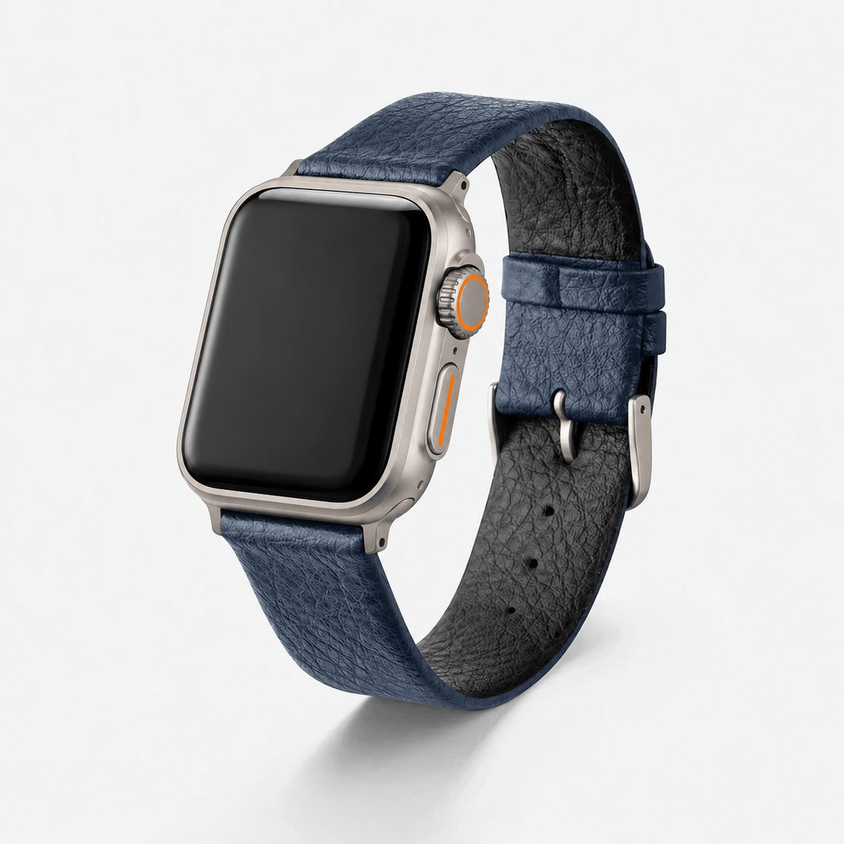 Apple Watch Lederarmband Vegan aus Weinleder – Blau