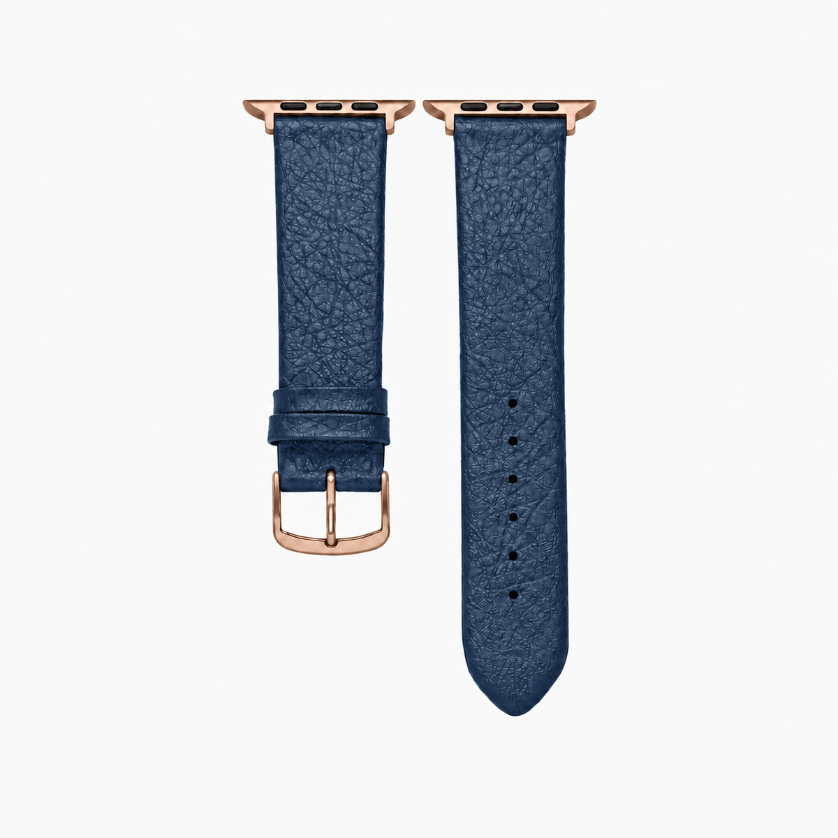 Apple Watch Lederarmband Vegan aus Weinleder – Blau