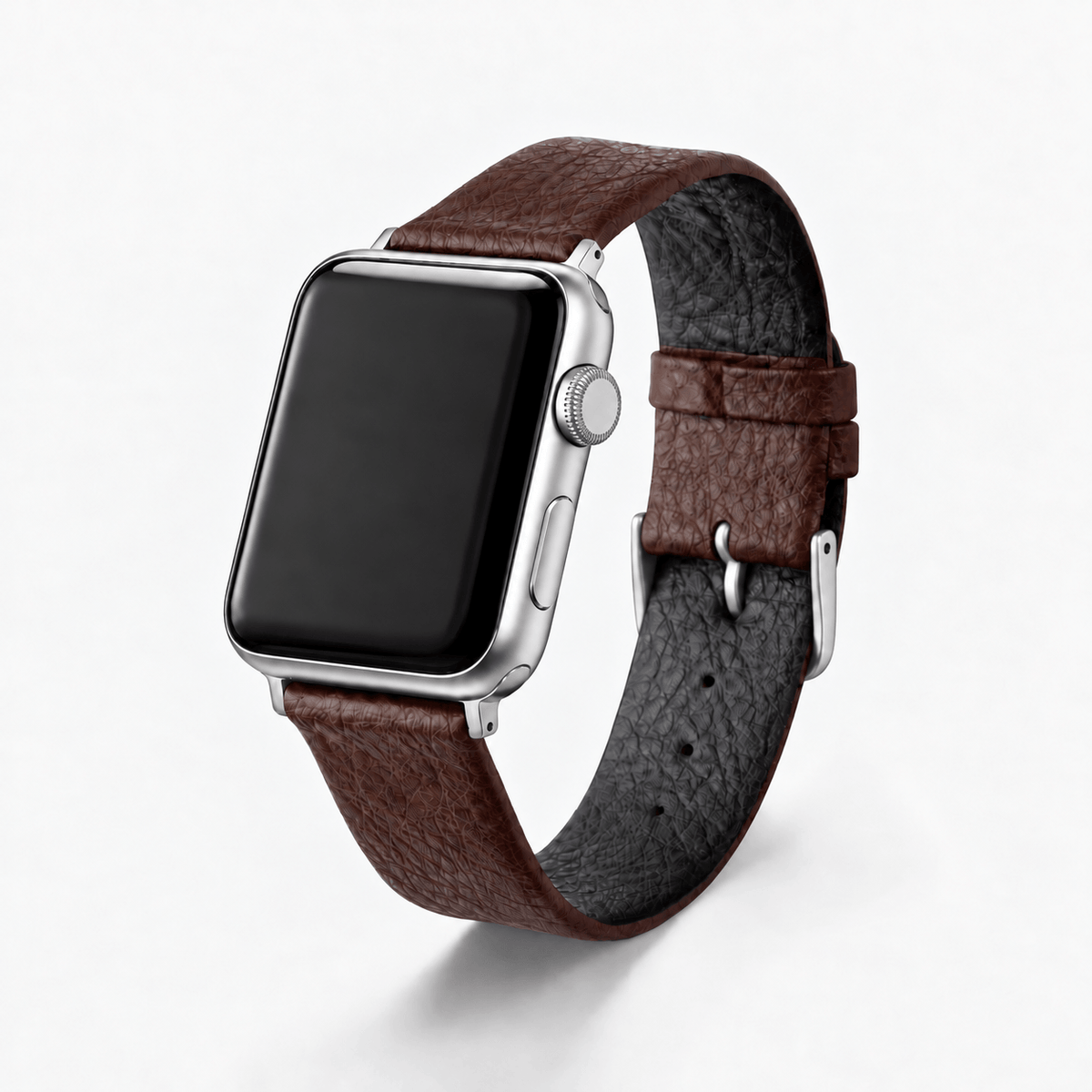 Apple Watch Lederarmband Vegan aus Weinleder – Dunkelbraun