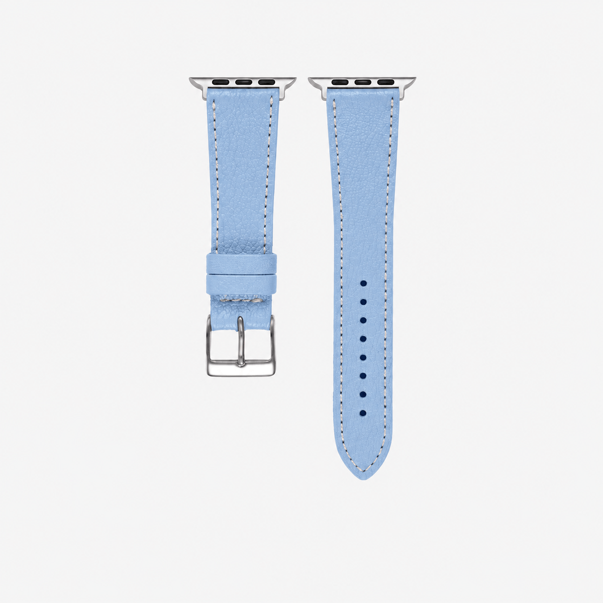 Hellblau kurzes Apple Watch Armband- Biarritz