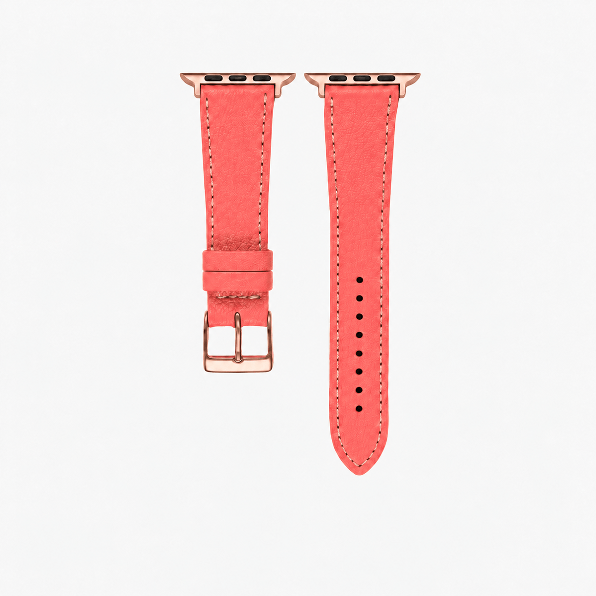 Salmon Short Apple Watch Band - Biarritz