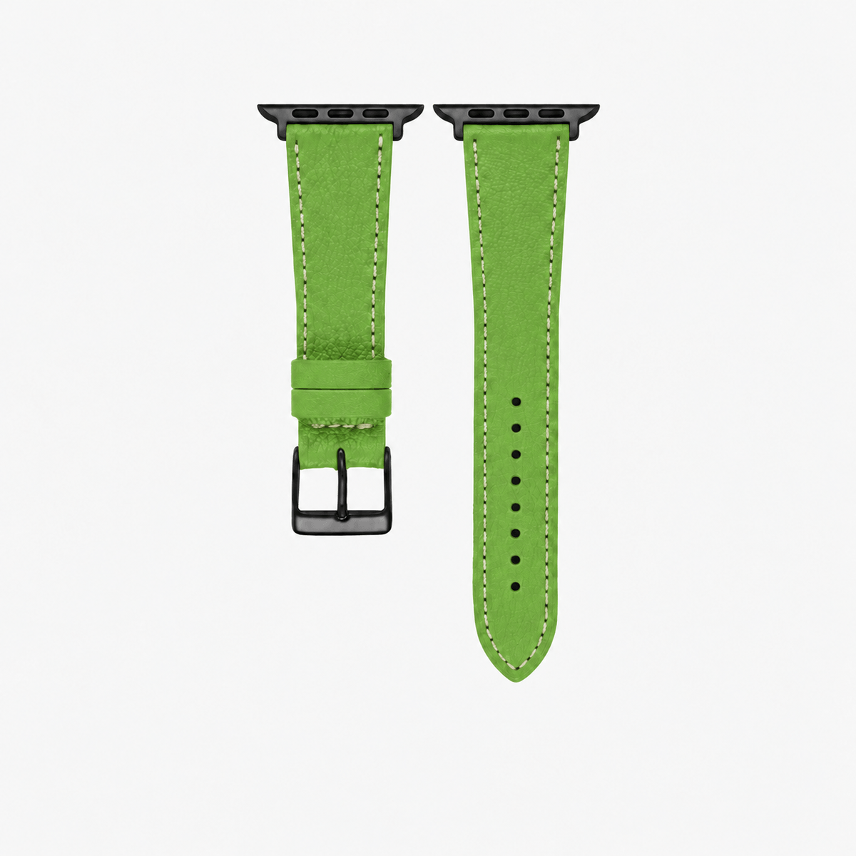 Hellgrünes kurzes Apple Watch Armband- Biarritz