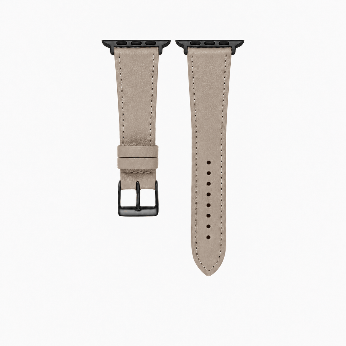 Taupe kurzes Apple Watch Armband- Biarritz