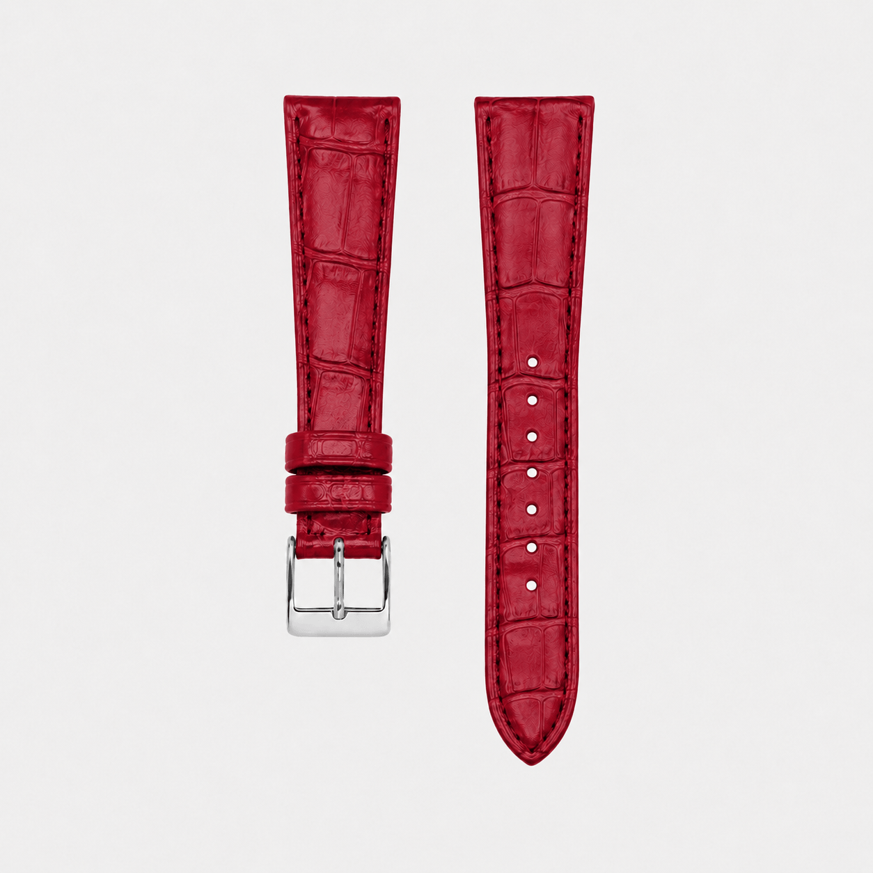 New Orleans Limited – Flat Watch Strap Made of Full Cut Louisiana Alligator Leather