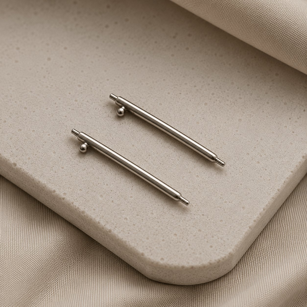 Quick-change spring bars made of stainless steel – watch strap spare parts