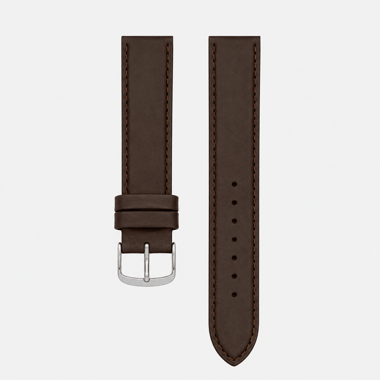 Toledo – Uhrenarmband aus deutschem Leder in edlem Braun