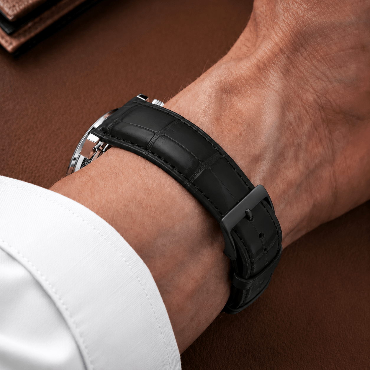 Full-Cut Alligator Leather Strap – Limited Edition Colors