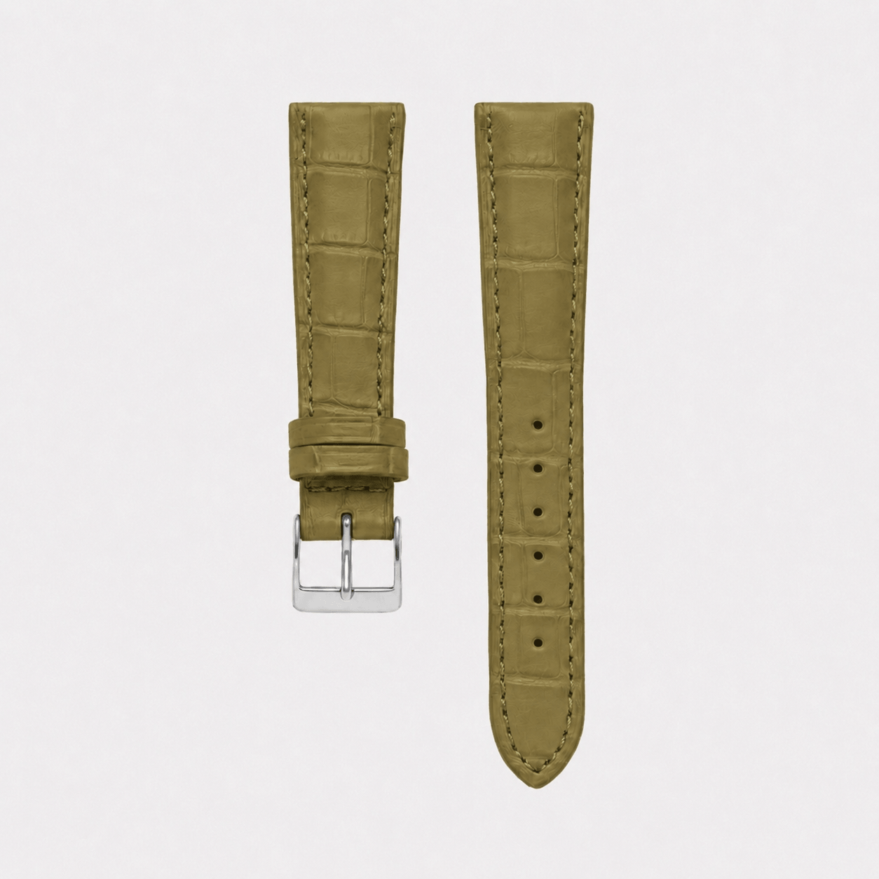 Full-Cut Alligator Leather Strap – Limited Edition Colors