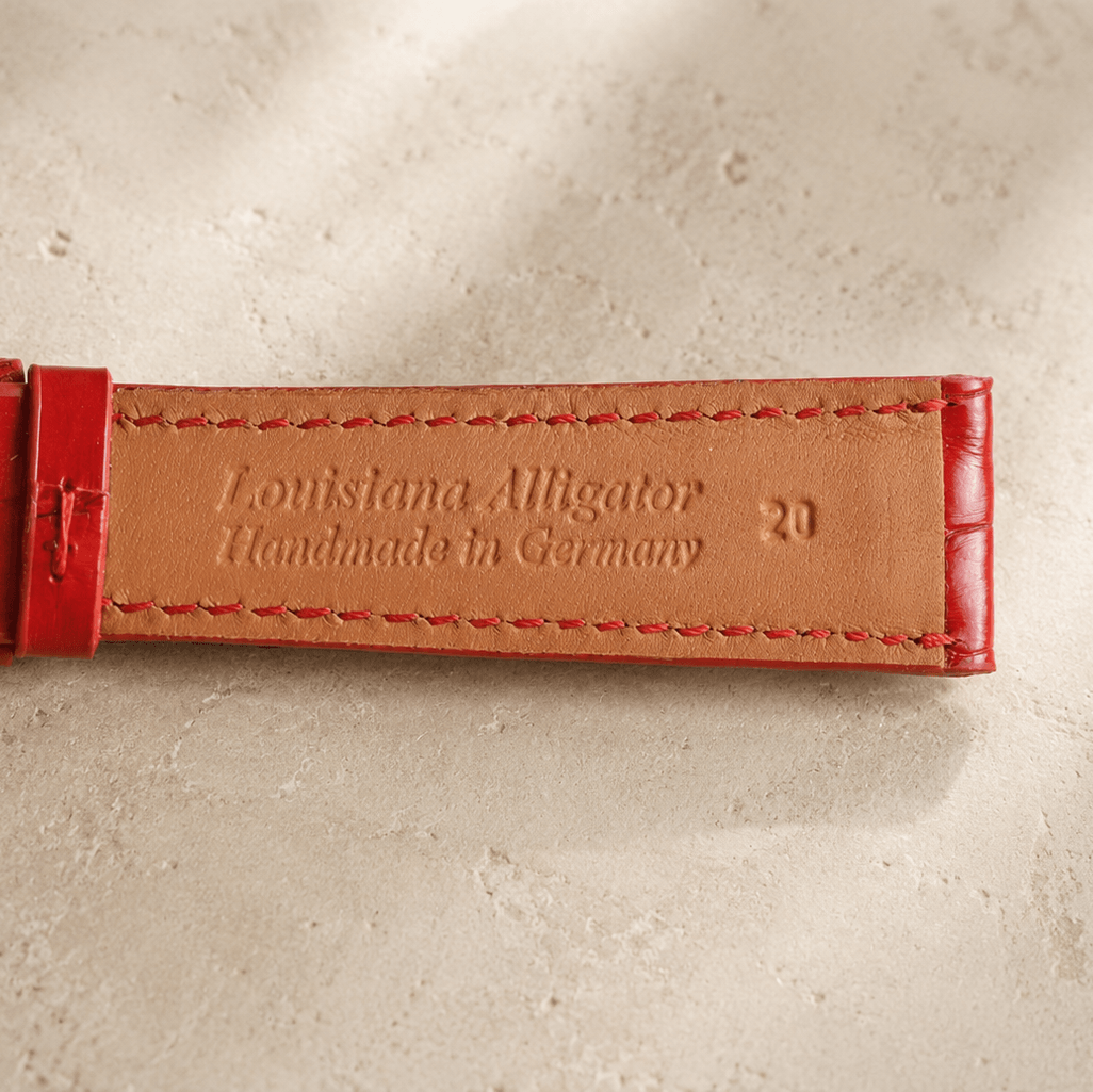 Full-Cut Alligator Leather Strap – Limited Edition Colors