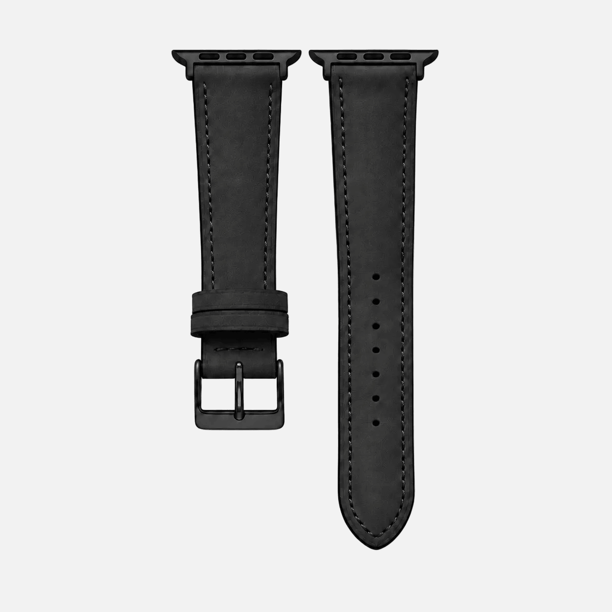 Mountain Apple Watch Leather Band – Black