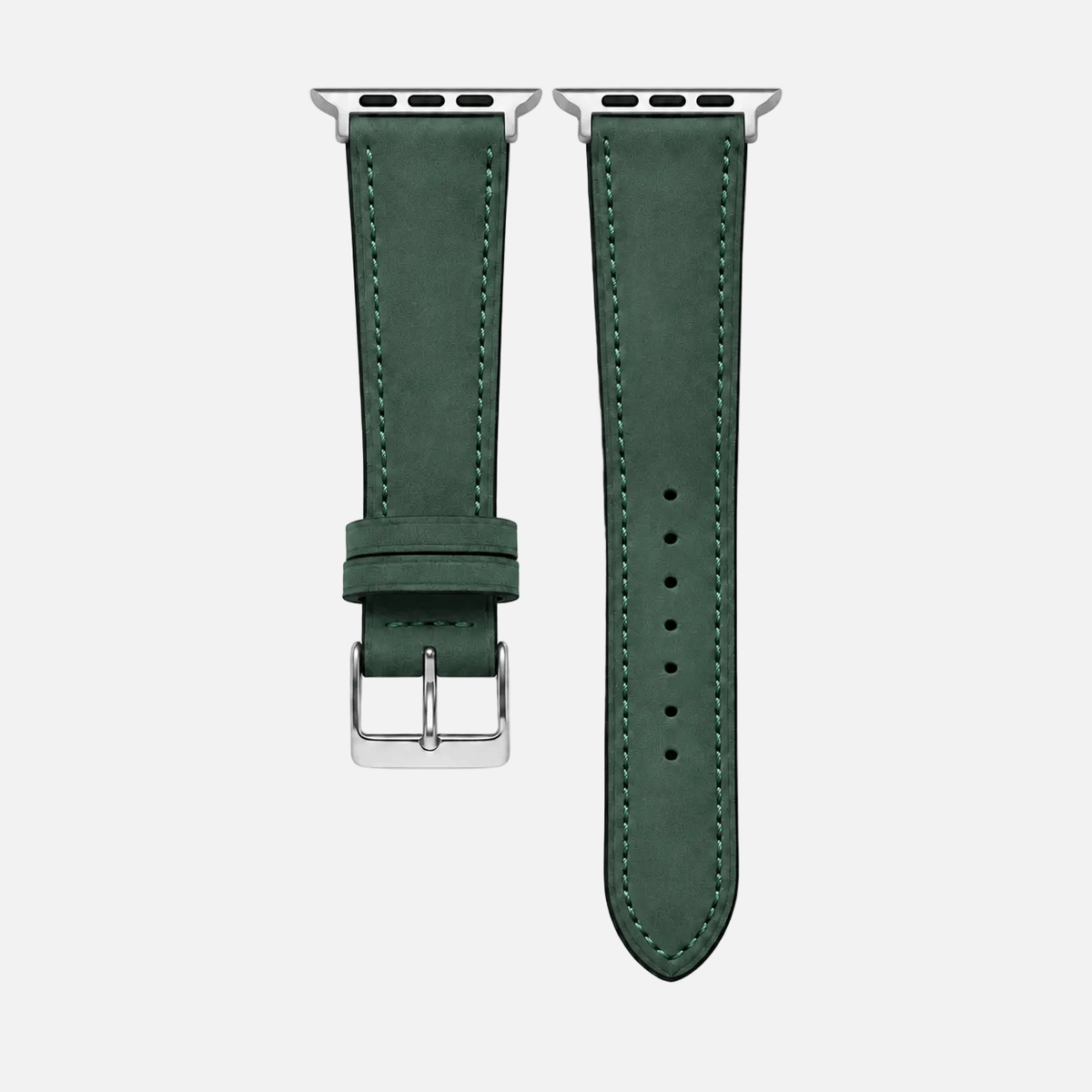 Mountain Apple Watch Lederarmband – Dunkelgrün