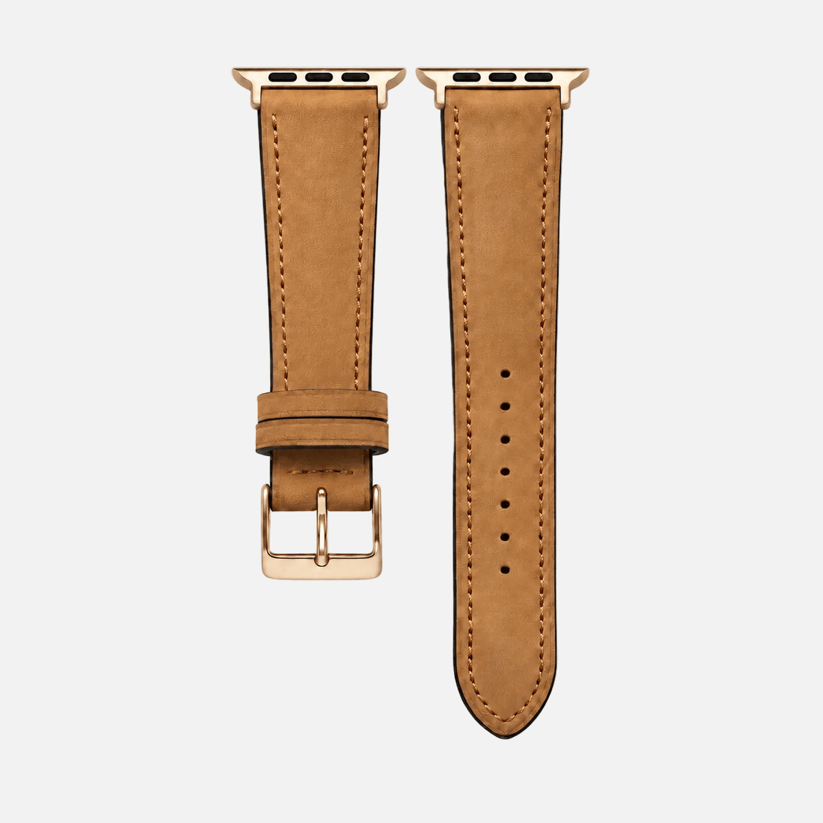 Mountain Apple Watch Lederarmband – Cognac