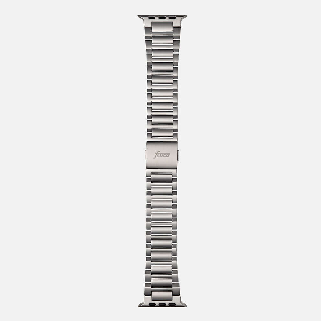 Apple Watch Ultra Armband Titan – FLUCO Premium Titanband für Ultra 1 & Ultra 2 Freisteller.