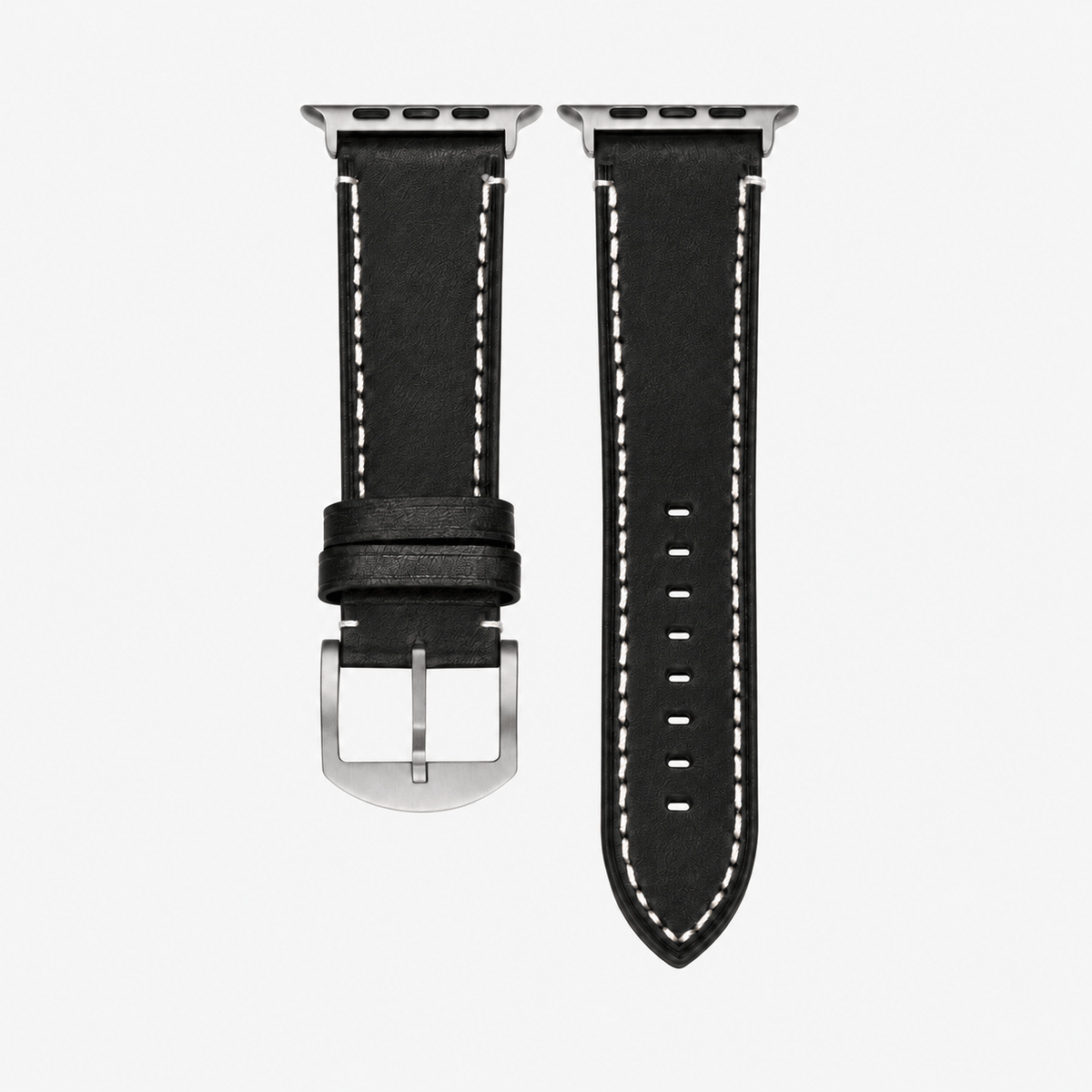 Apple Watch Ultra Leather Band – Black, Extra Wide 24 mm