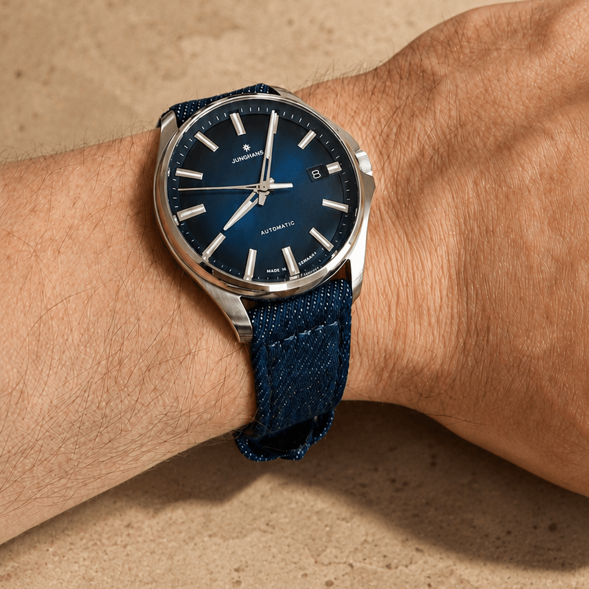Jeans – Uhrenarmband aus hochwertigem japanischem Denim