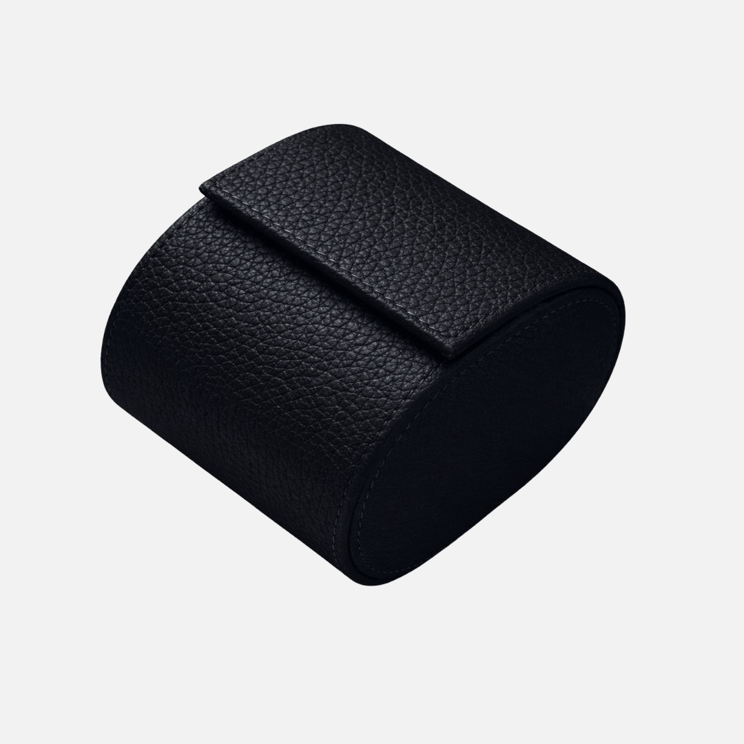 Uhrenrolle für eine Uhr Signature – Hochwertiges deutsches Togoleder, handgefertigt aus genarbtem Kalbleder, ideal als Geschenk.