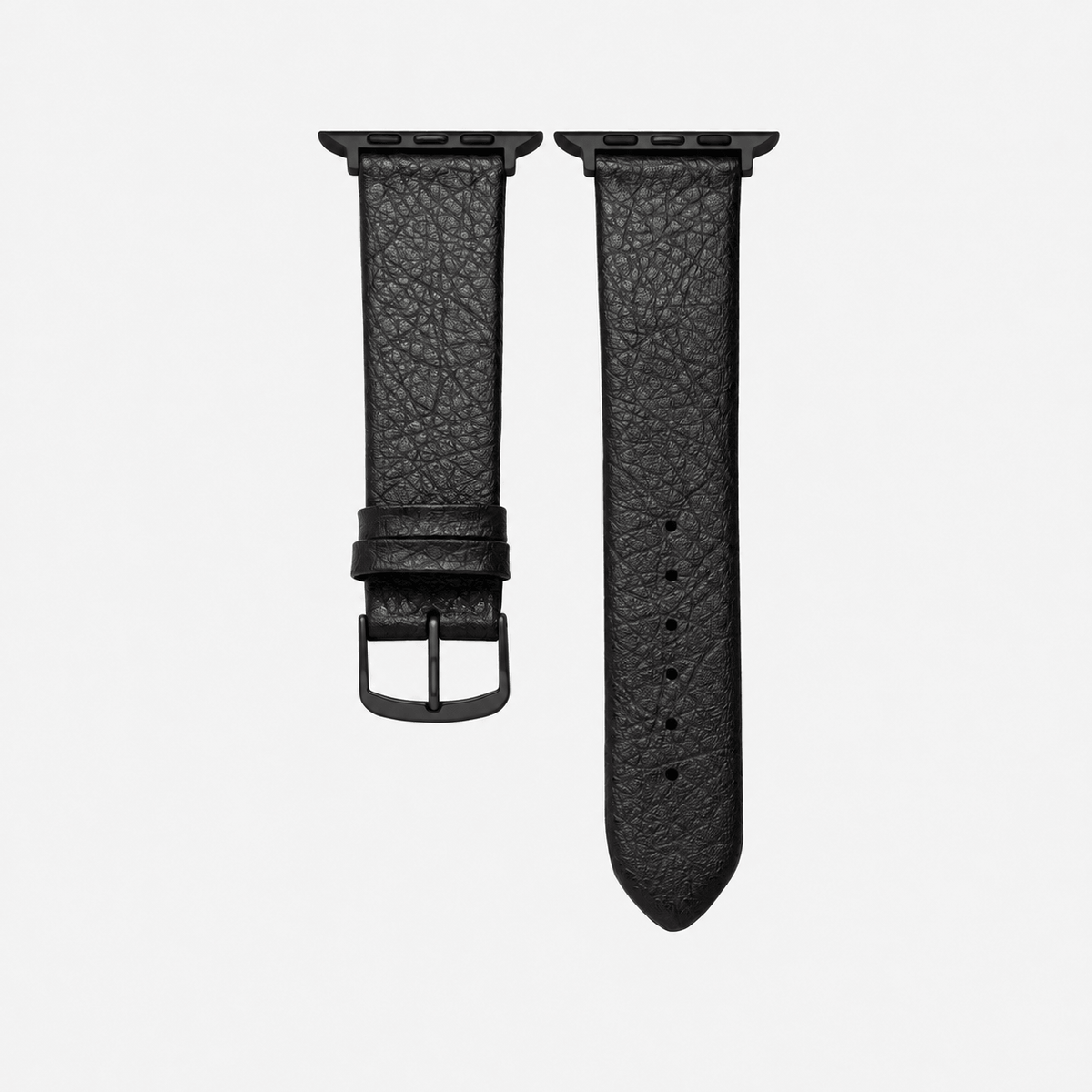Apple Watch Vegan Leather Strap made from Wine Leather – Black