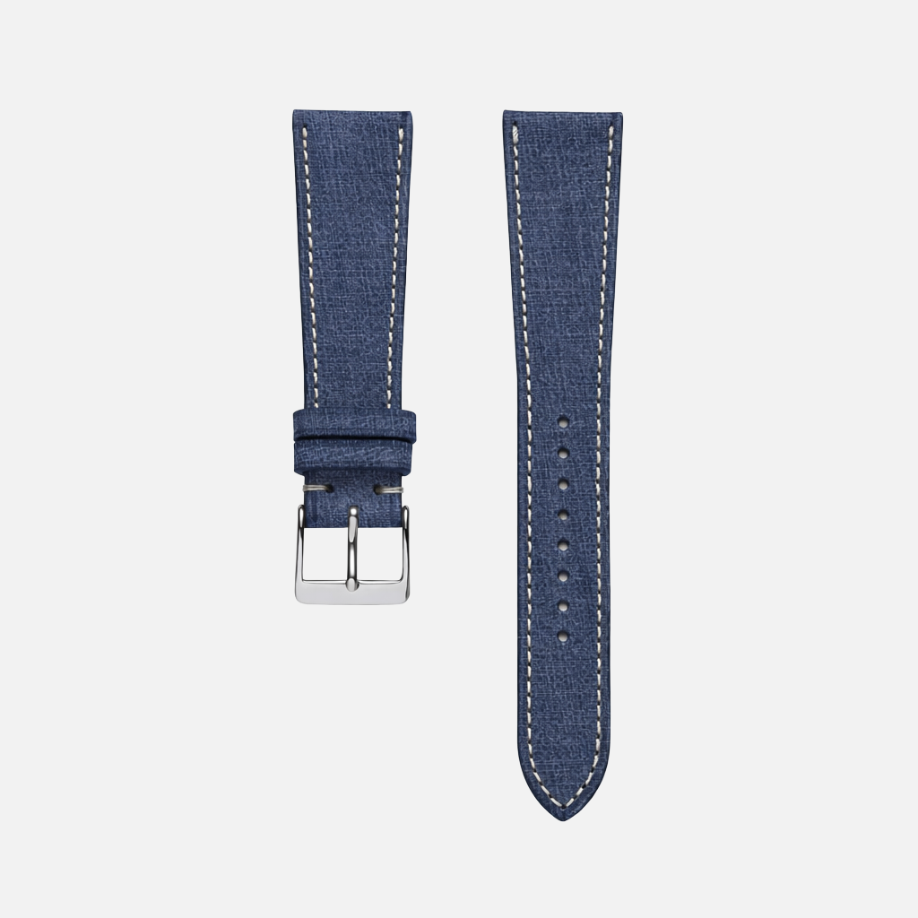 Babele – Armband aus hochwertigem italienischen Kalbleder, elegantes braunes Uhrenarmband aus pflanzlich gegerbtem Rindleder.