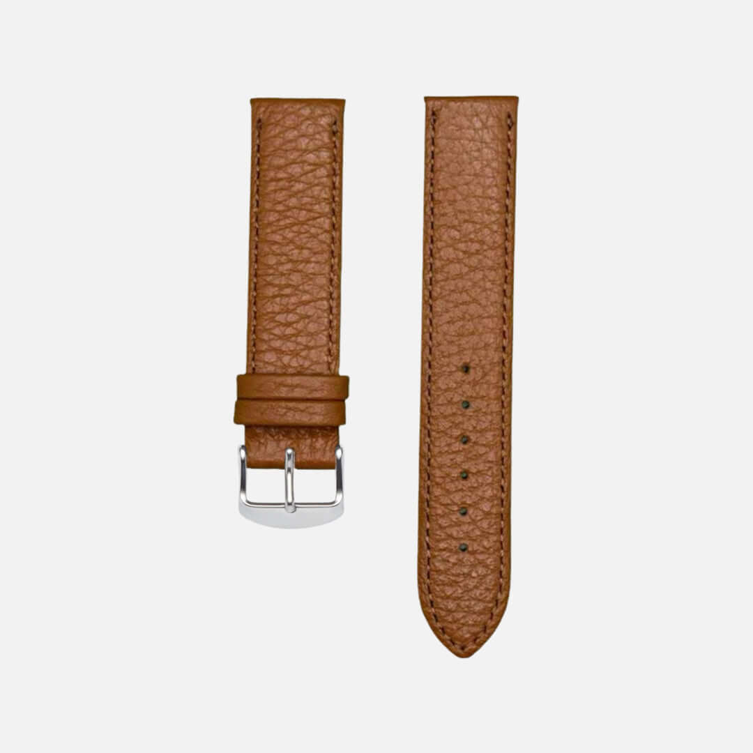 Hellbraunes Echt-Hirschleder Uhrenarmband – Handgefertigtes, strapazierfähiges Uhrenarmband aus hochwertigem Hirschleder, Made in Germany, ideal für luxuriöse und sportliche Uhren