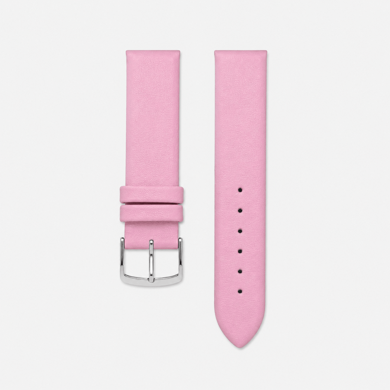 Holiday – Feines Uhrenarmband aus Leder für Damenuhren in zartem Rosa, gefertigt aus hochwertigem Kalbleder.