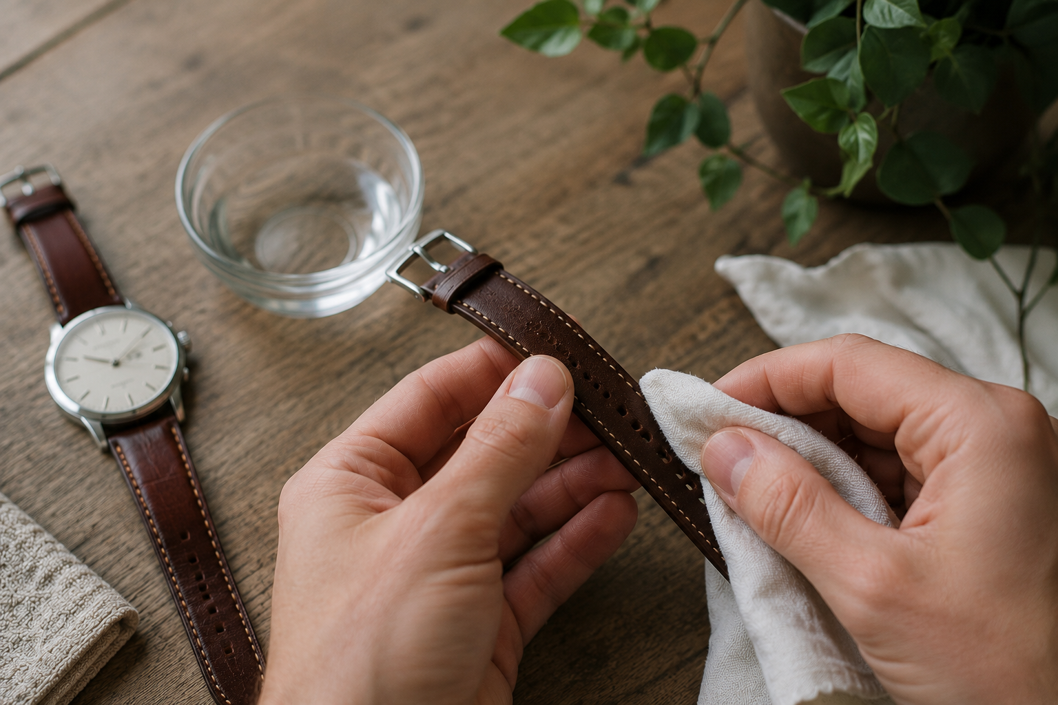 Wie pflegt man ein hochwertiges Leder-Uhrenarmband richtig?