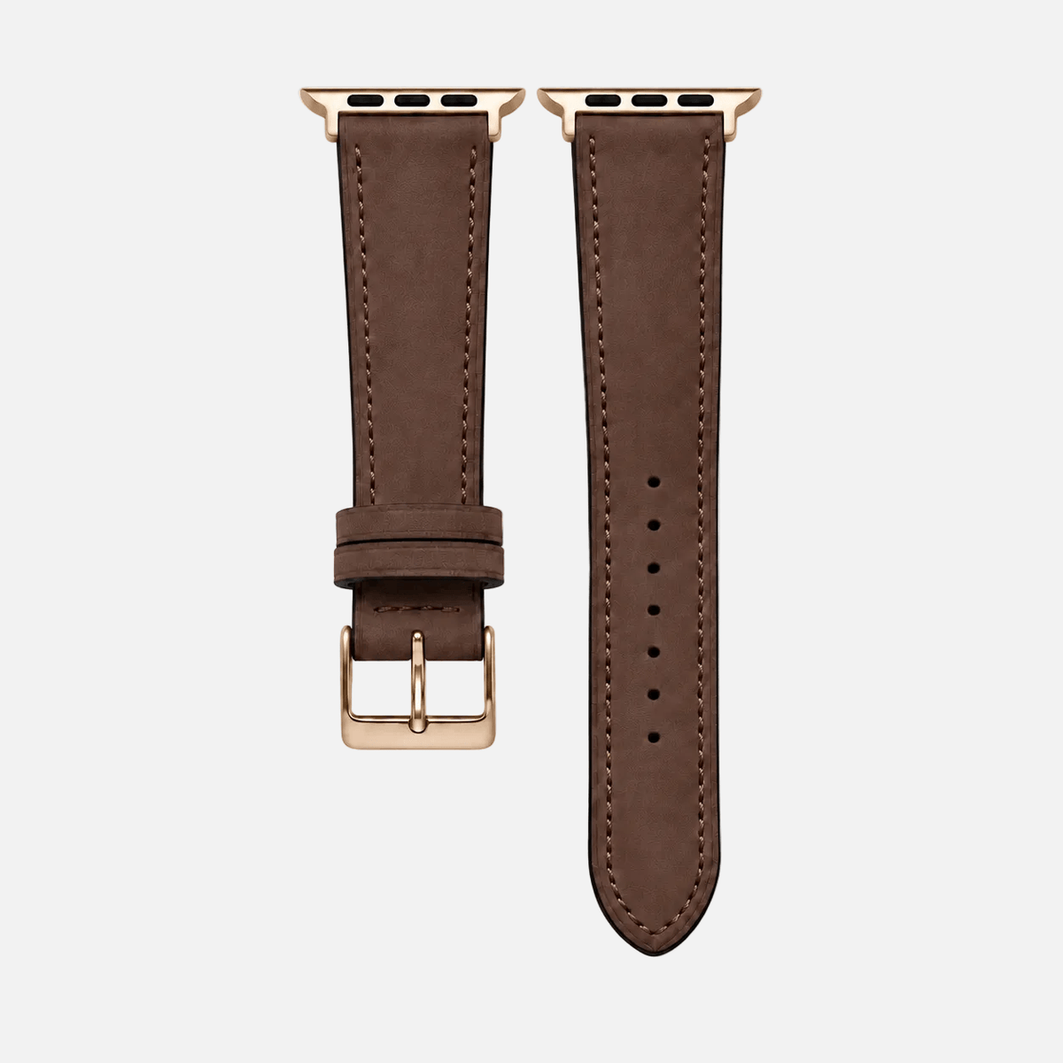 Mountain Apple Watch Leather Band – Dark Brown