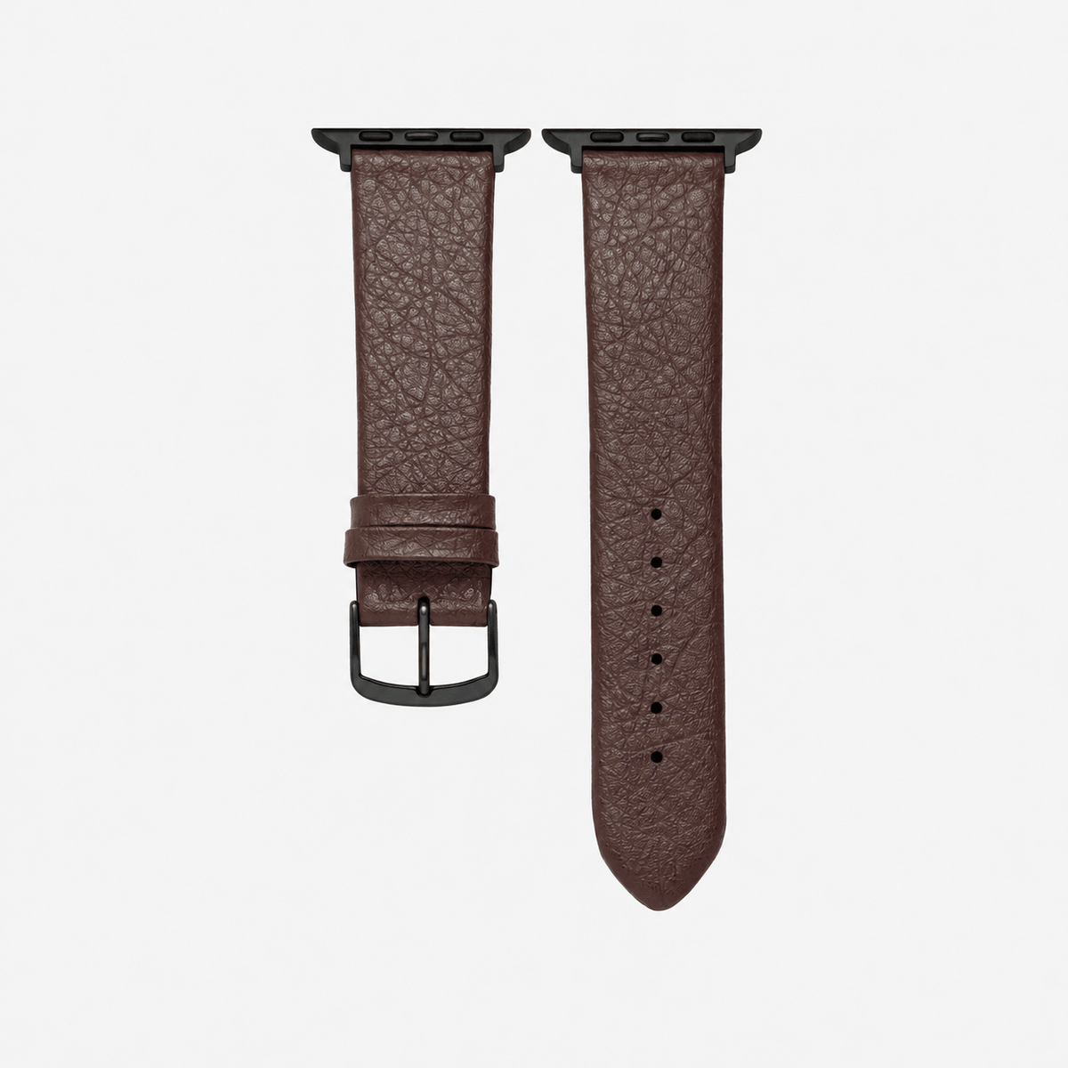 Apple Watch Lederarmband Vegan aus Weinleder – Dunkelbraun