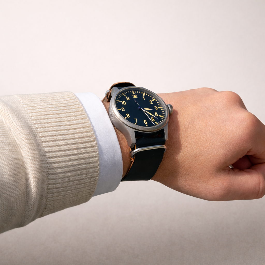 Field – Uhrenarmband aus Horween Cordovanleder