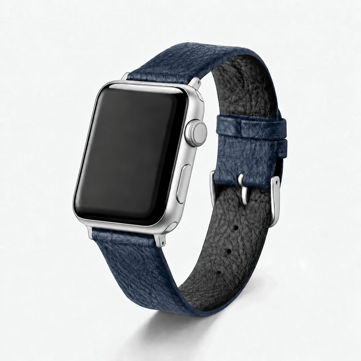 Apple Watch Lederarmband Vegan aus Weinleder – Blau
