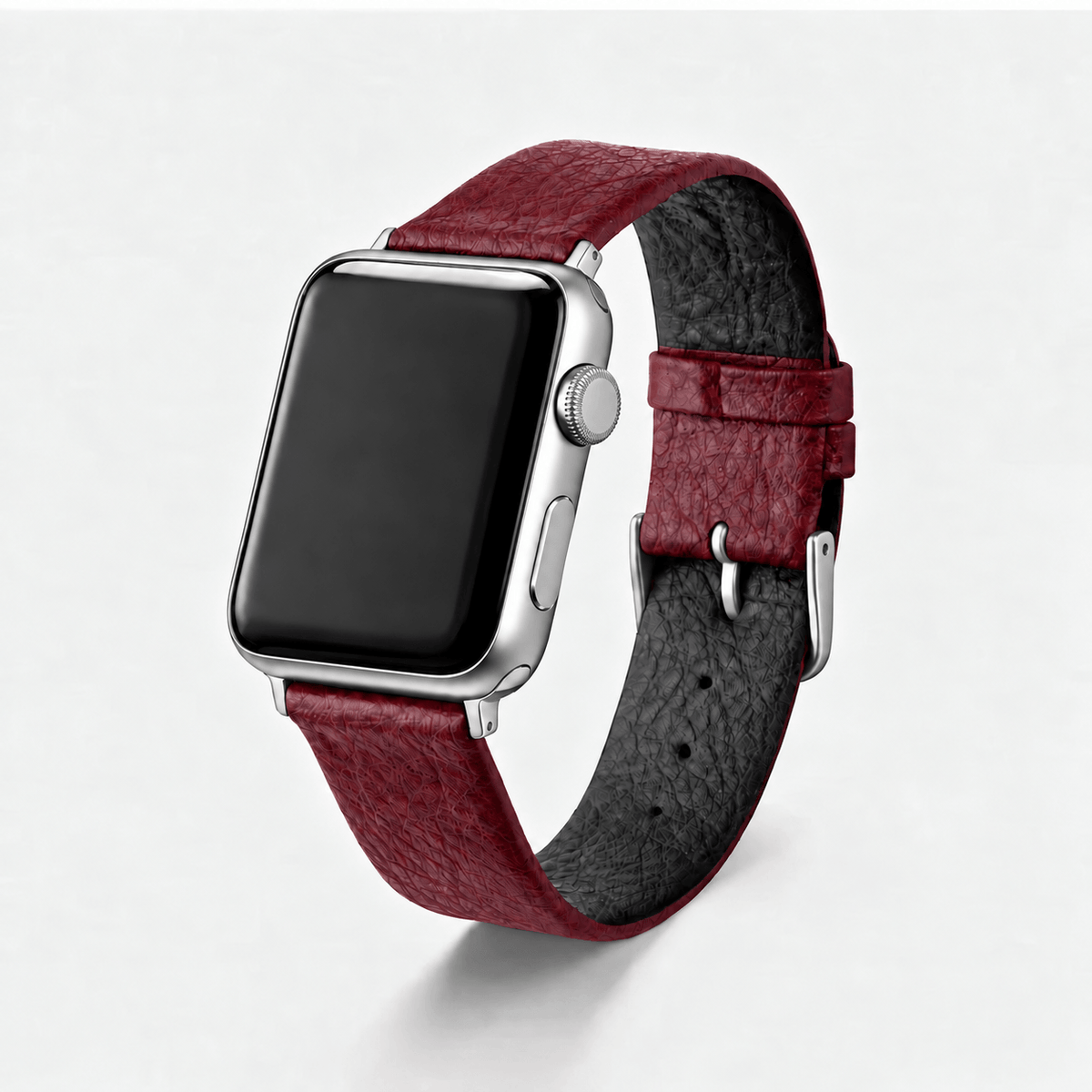 Apple Watch Lederarmband Vegan aus Weinleder – Bordeaux