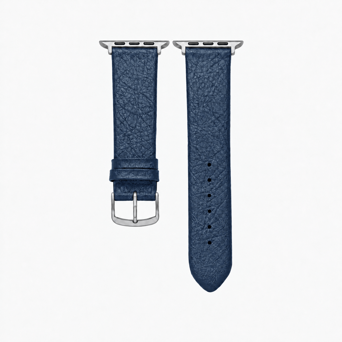 Apple Watch Lederarmband Vegan aus Weinleder – Blau