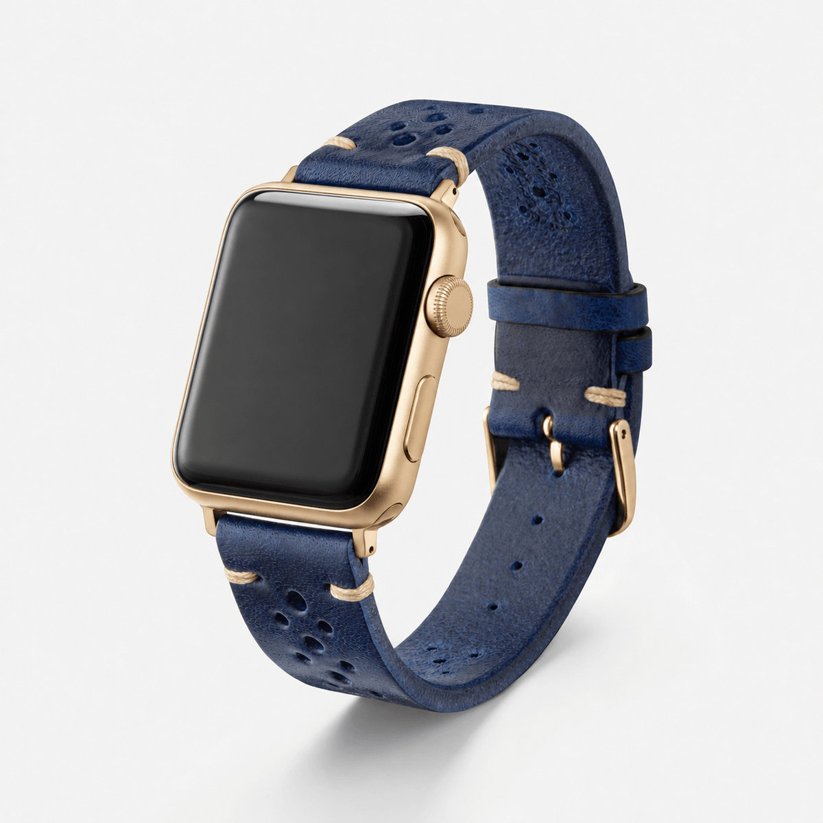 Rallye Leather Band for Apple Watch – Blue