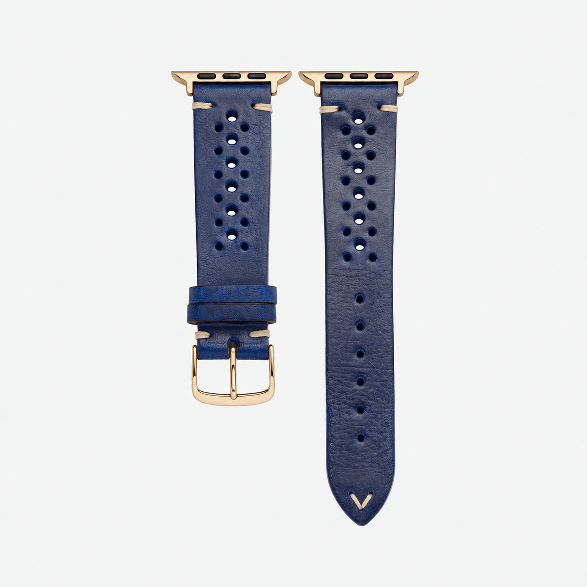 Rallye Leather Band for Apple Watch – Blue