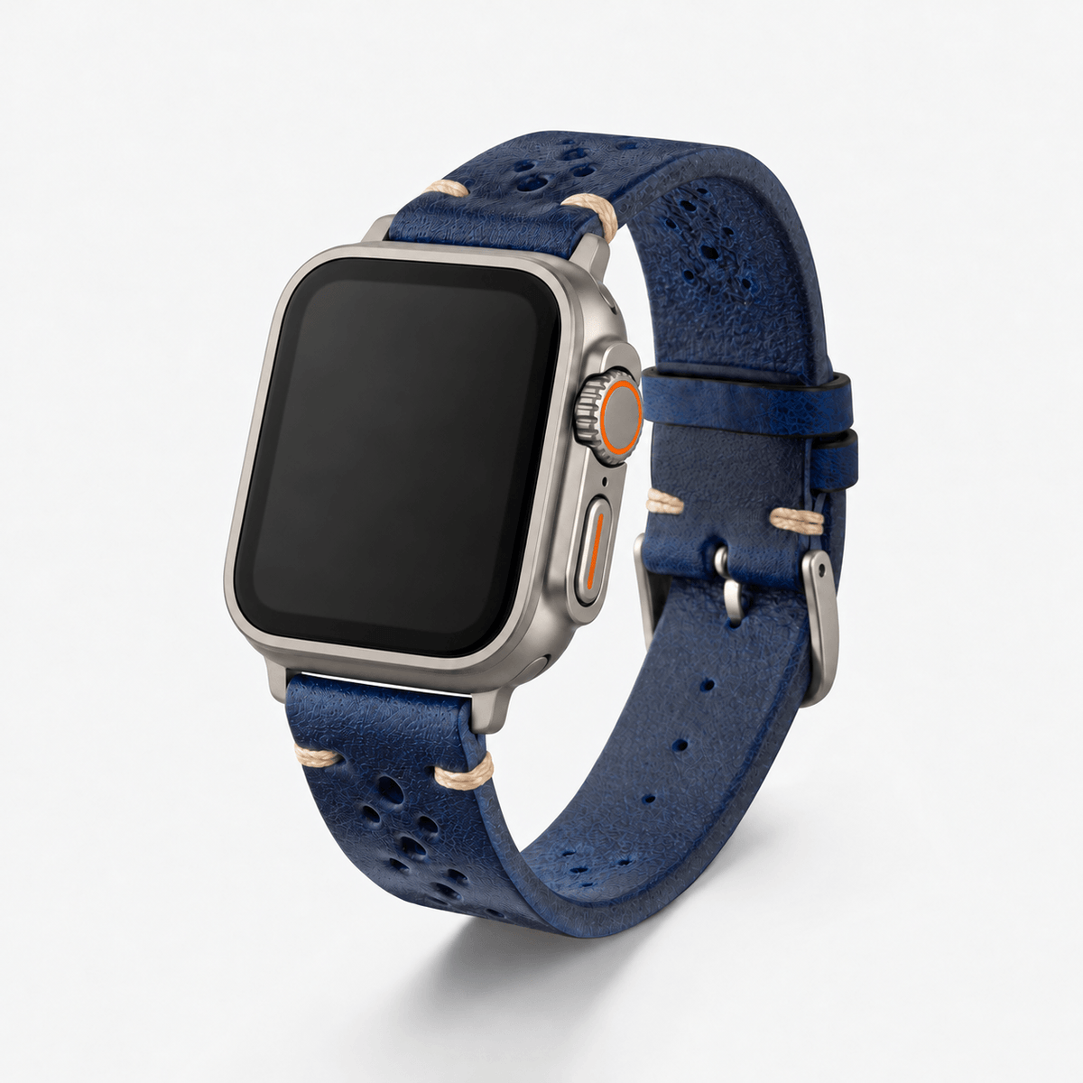 Rallye Leather Band for Apple Watch – Blue
