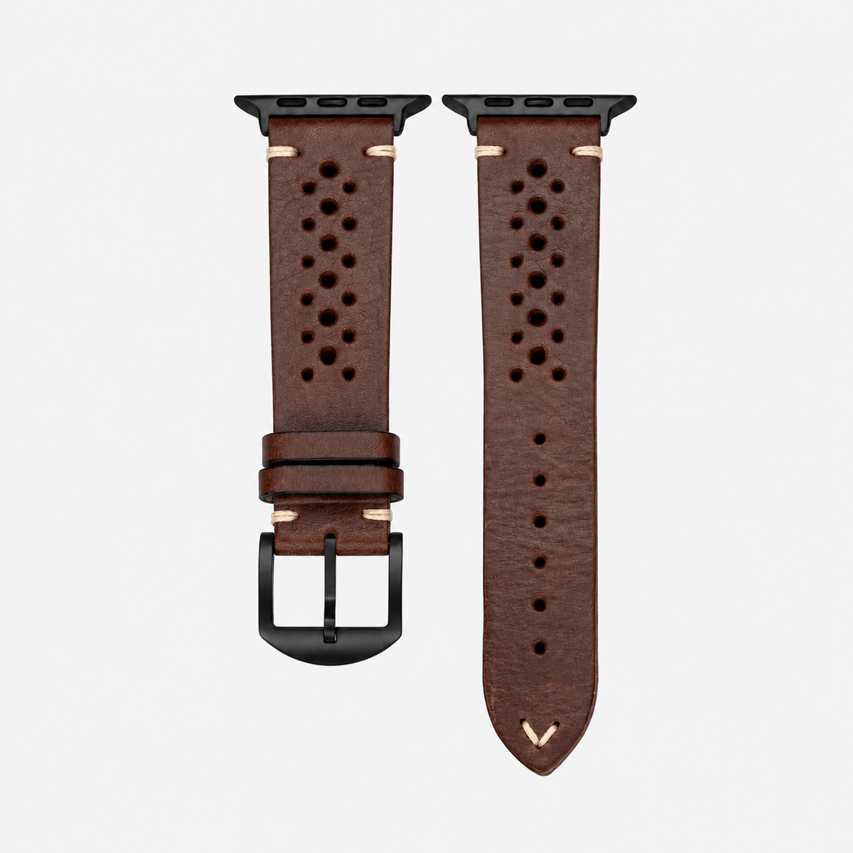 Rallye Leather Strap for Apple Watch Dark Brown