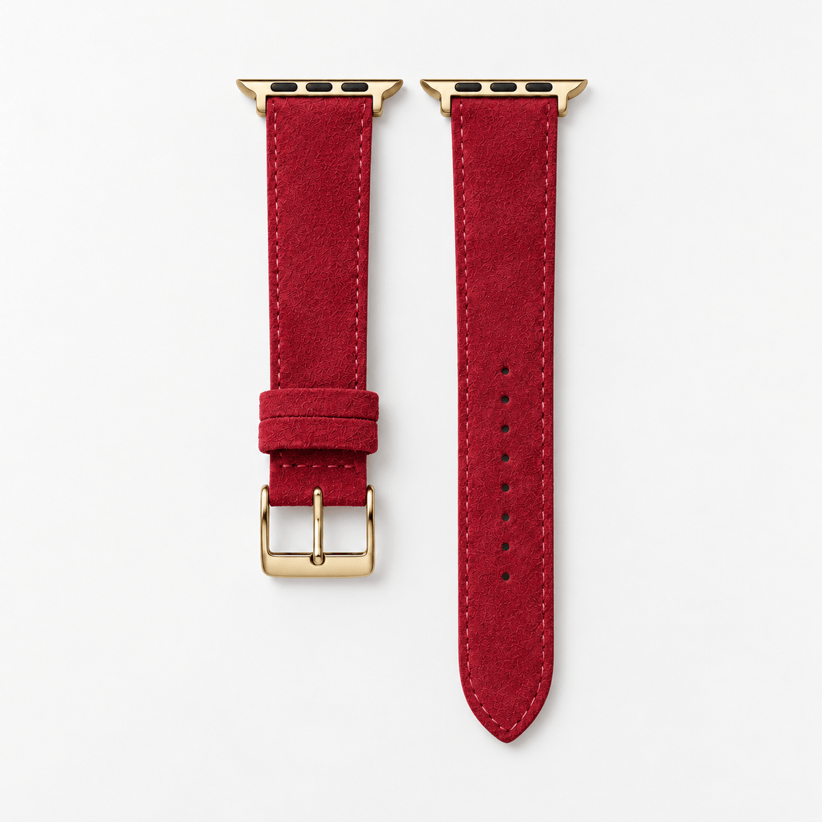 Alcantara – Apple Watch strap in red