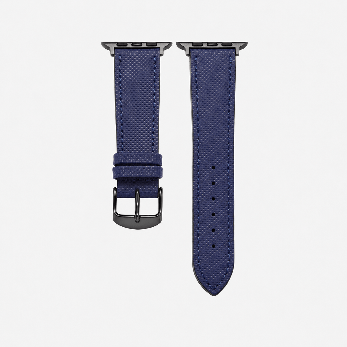 Navyblaues Apple Watch Lederarmband Wasserfest | Nautilus, hochwertiges wasserfestes made in germany apple watch armband.
