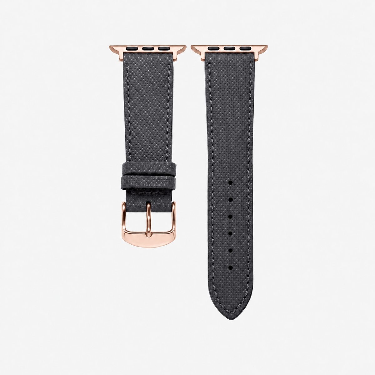 Nautilus Apple Watch Lederarmband – Schwarz, Wasserfest, hochwertiges wasserfestes made in germany Apple Watch Armband.