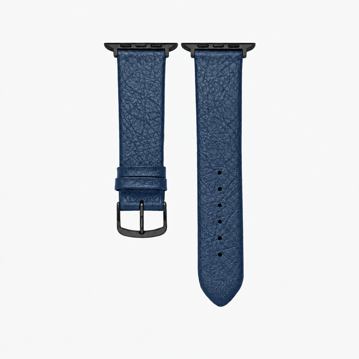 Apple Watch Lederarmband Vegan aus Weinleder – Blau